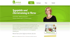 Desktop Screenshot of logopaedie-herne.de