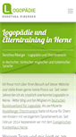 Mobile Screenshot of logopaedie-herne.de